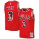 Men's Chicago Bulls Dwyane Wade Mitchell & Ness Red 2016/17 Hardwood Classics Swingman Jersey