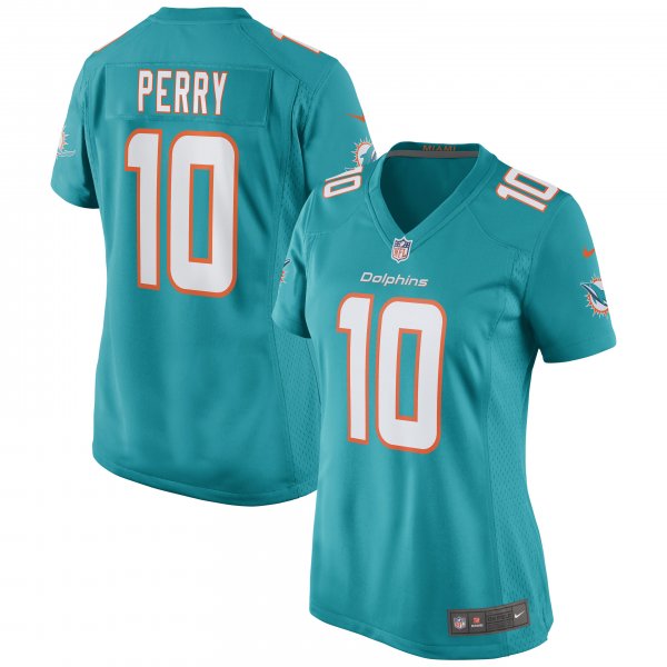 Women's Miami Dolphins Malcolm Perry Nike Aqua Game Jersey