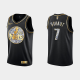 Men's Brooklyn Nets 2022 NBA Playoffs Kevin Durant #7 Diamond Edition Retro Logo Black Jersey