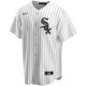 Men's Chicago White Sox Nike White Home Replica Custom Jersey