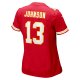 Women's Kansas City Chiefs Nazeeh Johnson Nike Red Game Player Jersey