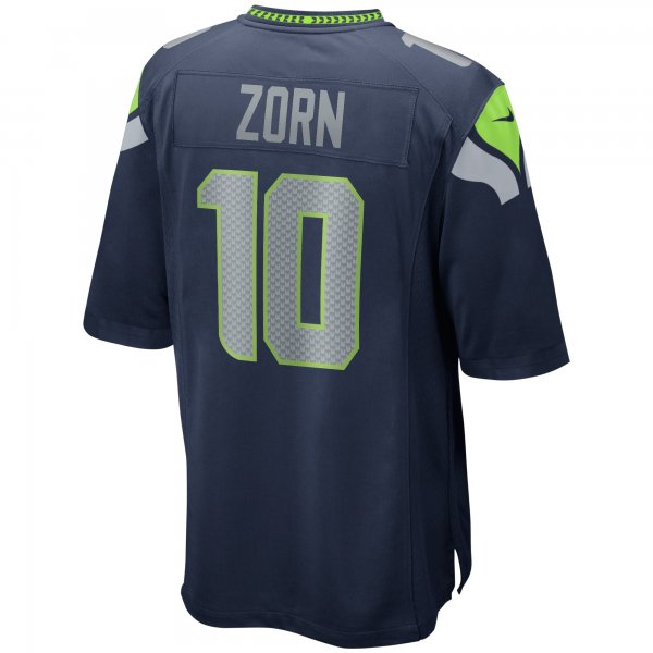 Men's Seattle Seahawks Jim Zorn Nike College Navy Game Retired Player Jersey