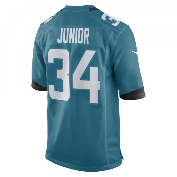 Men's Gregory Junior Jacksonville Jaguars Nike Teal Team Game Player Jersey