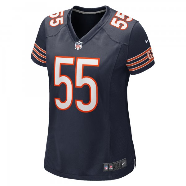 Women's Chicago Bears Khalid Kareem Nike  Navy Team Game Jersey