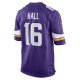 Men's Minnesota Vikings Jaren Hall Nike  Purple  Game Jersey