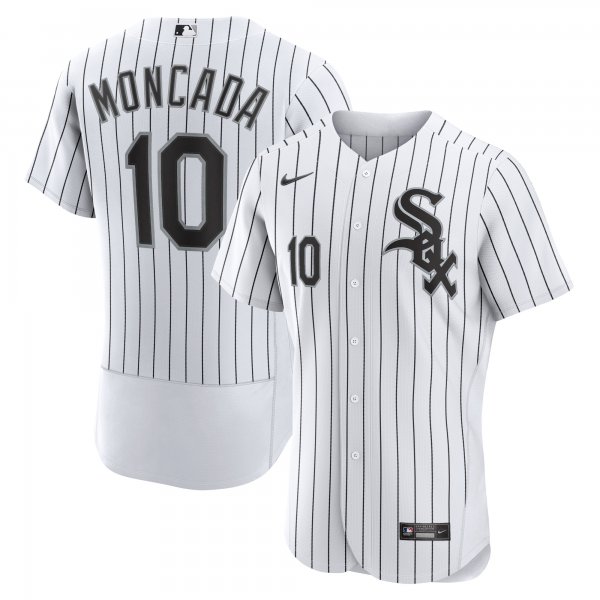 Men's Chicago White Sox Yoan Moncada Nike White Home Player Jersey