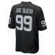 Men's Las Vegas Raiders Nesta Jade Silvera Nike  Black Team Game Jersey