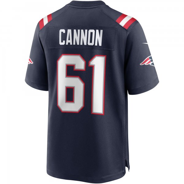 Men's New England Patriots Marcus Cannon Nike Navy Game Jersey