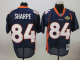 Mitchell And Ness Denver Broncos #84 Shannon Sharpe Blue With Super Bowl Patch Stitched NFL Jersey