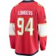 Men's Florida Panthers Ryan Lomberg Fanatics Red Home Breakaway Player Jersey