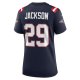 Women's New England Patriots JC Jackson Nike  Navy  Game Jersey