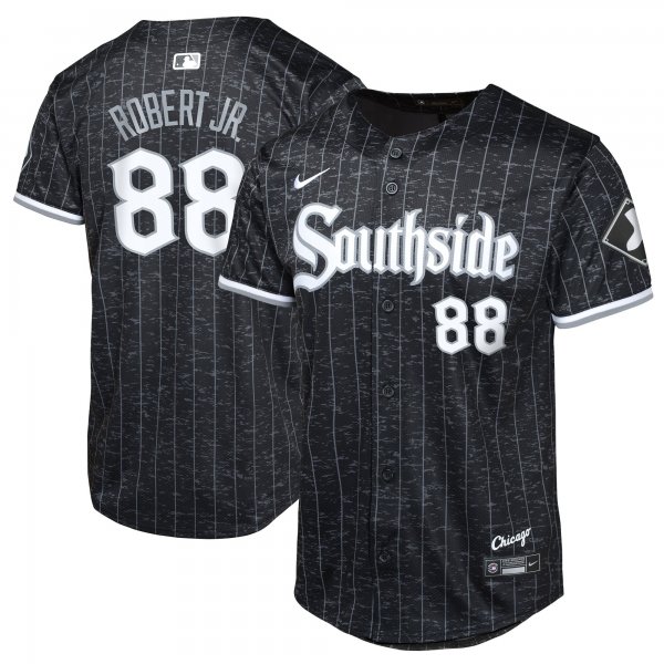 Youth Chicago White Sox Luis Robert Jr. Nike Black City Connect Limited Player Jersey