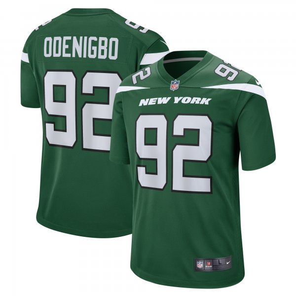 Men's New York Jets Ifeadi Odenigbo Nike Gotham Green  Game Jersey