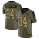 Las Vegas Raiders Bo Jackson Olive 2021 Salute To Service Limited Men's NFL Jersey