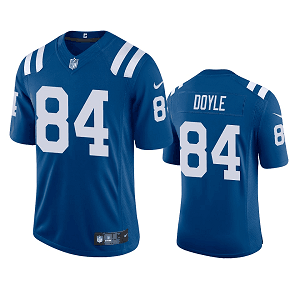 Men's Indianapolis Colts #84 Jack Doyle Royal 2020 Vapor Limited Jersey