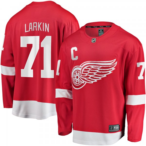 Men's Detroit Red Wings Dylan Larkin Fanatics Red Home Breakaway Jersey