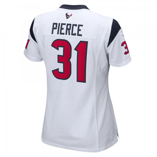 Women's Houston Texans Dameon Pierce Nike White Game Player Jersey