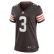 Women's Cleveland Browns Marquise Goodwin Nike  Brown Team Game Jersey