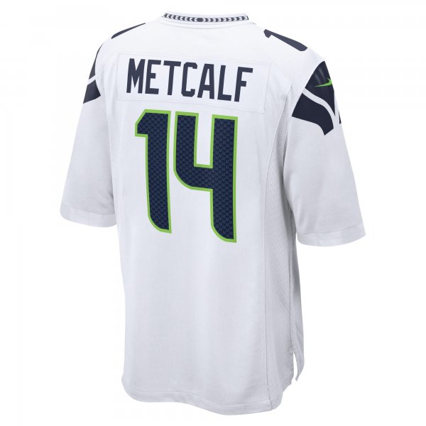 Men's Seattle Seahawks DK Metcalf Nike White Game Jersey