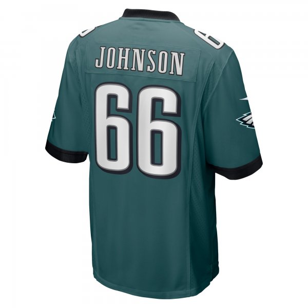 Men's Philadelphia Eagles Roderick Johnson Nike Midnight Green  Game Jersey