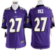 Nike Baltimore Ravens #27 Ray Rice Purple Team Color Men's Stitched NFL Game Jersey