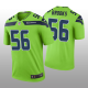 Seattle Seahawks #56 Jordyn Brooks Green Color Rush Legend Men's Jersey