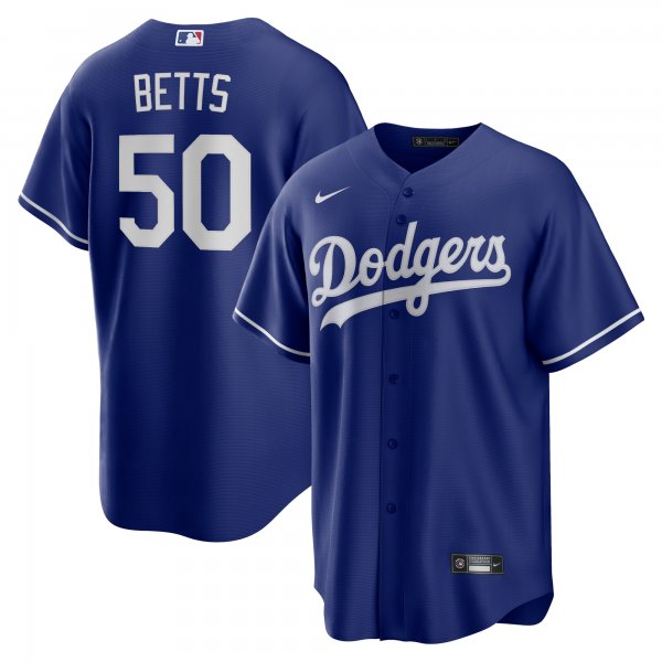 Men's Los Angeles Dodgers Mookie Betts Nike Royal Alternate Replica Player Name Jersey