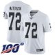 Men's #72 John Matuszak Limited White NFL Road Las Vegas Raiders Vapor Untouchable Jersey 100th Season Jersey