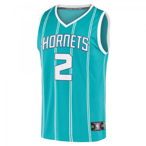 Men's Charlotte Hornets LaMelo Ball Fanatics Teal Fast Break Replica Jersey - Icon Edition