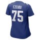 Women's New York Giants Joshua Ezeudu Nike Royal Game Player Jersey