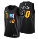 Mens's Miami Heat #40 Udonis Haslem 2021-22 City Edition Black NBA Jersey