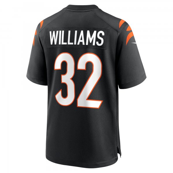 Men's Cincinnati Bengals Trayveon Williams Nike Black Game Jersey