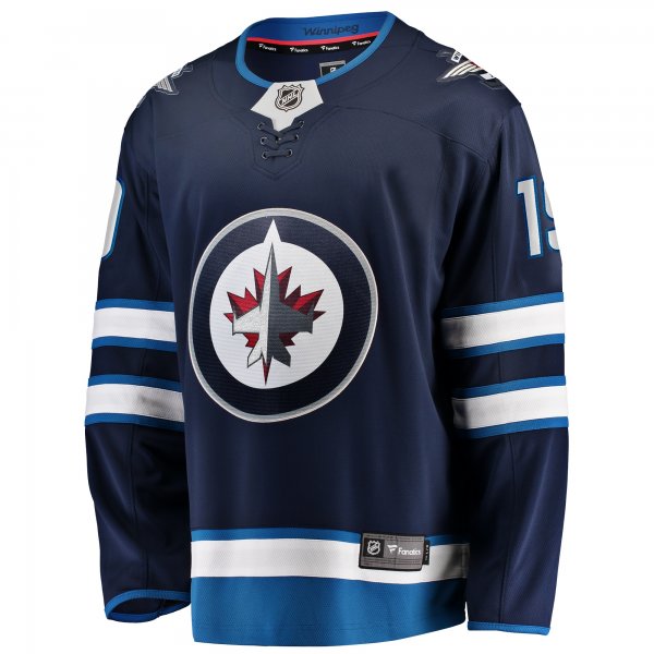 Men's Winnipeg Jets David Gustafsson Fanatics Navy Home Premier Breakaway Player Jersey