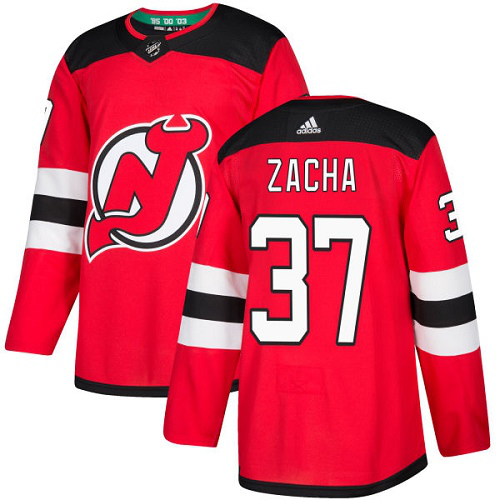 Adidas New Jersey Devils #37 Pavel Zacha Red Home Stitched NHL Jersey