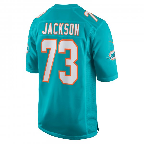 Men's Miami Dolphins Austin Jackson Nike Aqua Player Game Jersey