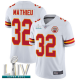 Kansas City Chiefs #32 Tyrann Mathieu White Super Bowl LIV Bound Men's Stitched NFL Vapor Untouchable Limited Jersey