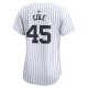 Women's New York Yankees Gerrit Cole Nike White Home Limited Player Jersey