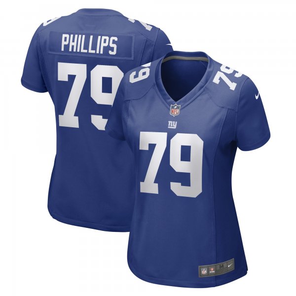 Women's New York Giants Tyre Phillips Nike Royal Game Player Jersey