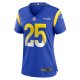 Women's Los Angeles Rams Jason Taylor Nike  Royal Team Game Jersey