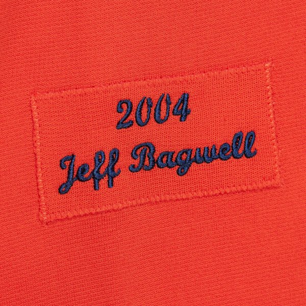 Men's Houston Astros Jeff Bagwell Mitchell & Ness White 2004 Cooperstown Collection Throwback Jersey