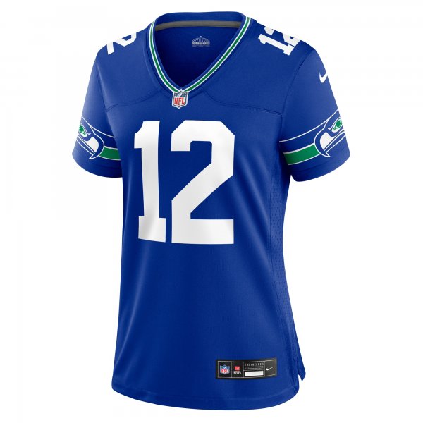 Women's Seattle Seahawks 12s Nike Royal Player Jersey