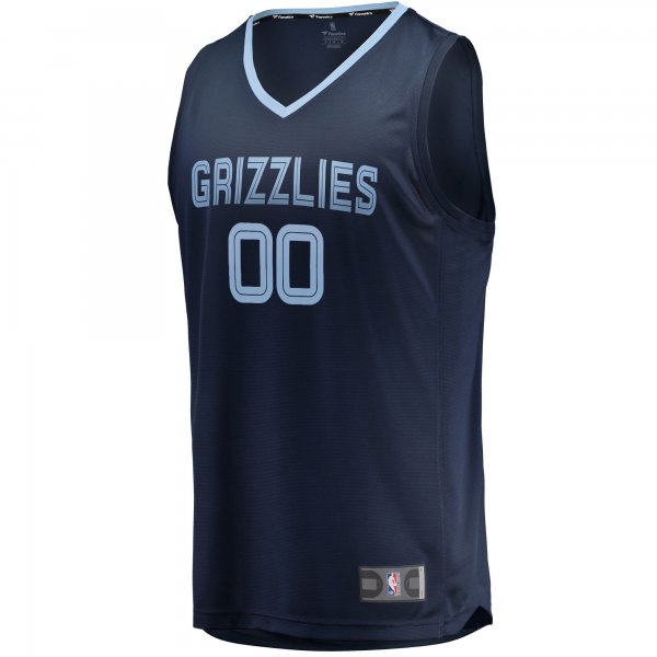 Youth Memphis Grizzlies Fanatics Navy Fast Break Custom Replica Jersey - Icon Edition