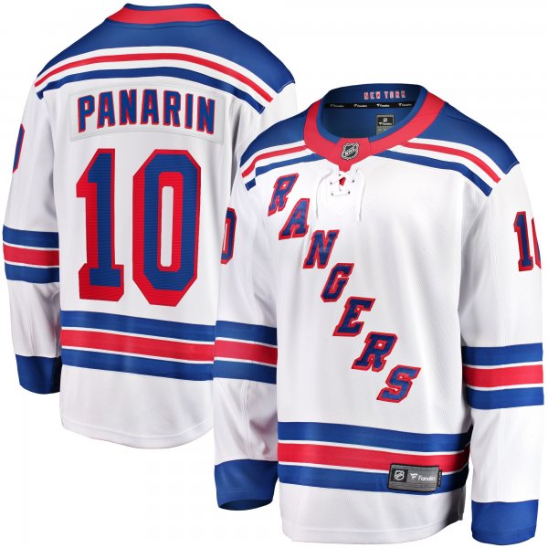 Men's New York Rangers Artemi Panarin Fanatics White Away Premier Breakaway Player Jersey