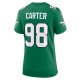 Women's Philadelphia Eagles Jalen Carter Nike Kelly Green Alternate Game Jersey