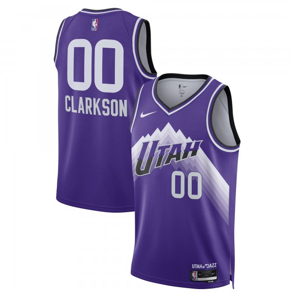 Unisex Utah Jazz Jordan Clarkson Nike Purple 2023/24 Swingman Jersey - City Edition