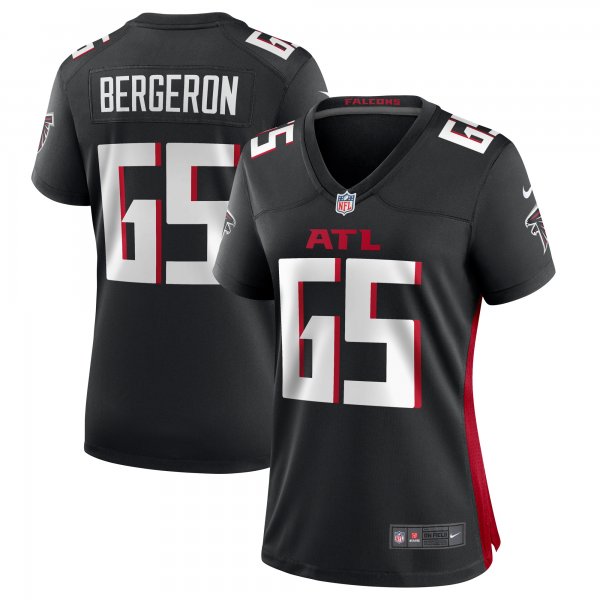 Women's Atlanta Falcons Matthew Bergeron Nike  Black Team Game Jersey