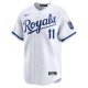 Men's Kansas City Royals Maikel Garcia Nike White Home Limited Player Jersey