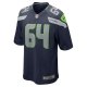 Men's Seattle Seahawks Austin Faoliu Nike College Navy  Game Jersey