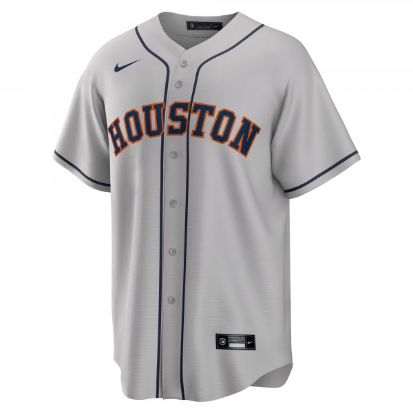 Men's Houston Astros Nike Gray Road Replica Team Jersey