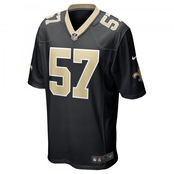 Men's New Orleans Saints Christian Ringo Nike Black Game Player Jersey